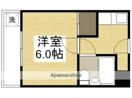 COMFORT HIROSEI(1K/3階)の間取り写真