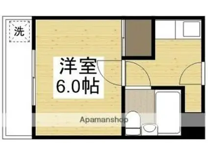 COMFORT HIROSEI(1K/1階)の間取り写真