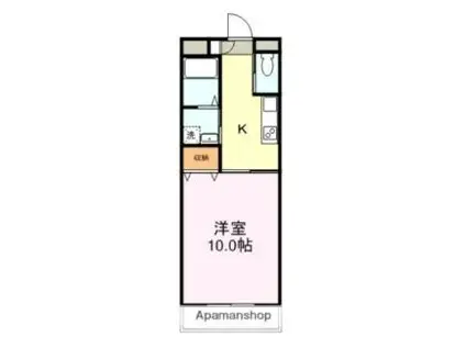 タンネンバウムIII(1K/6階)の間取り写真