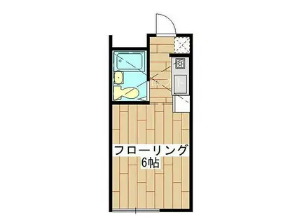 レモンホーム共和(ワンルーム/2階)の間取り写真