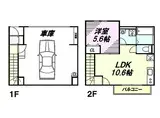 JR八高線 箱根ケ崎駅 徒歩25分 2階建 新築