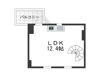 RADIATION COURT(1LDK/6階)の間取り写真