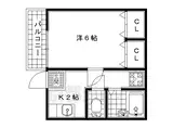 京阪本線 淀駅 徒歩44分 2階建 築57年