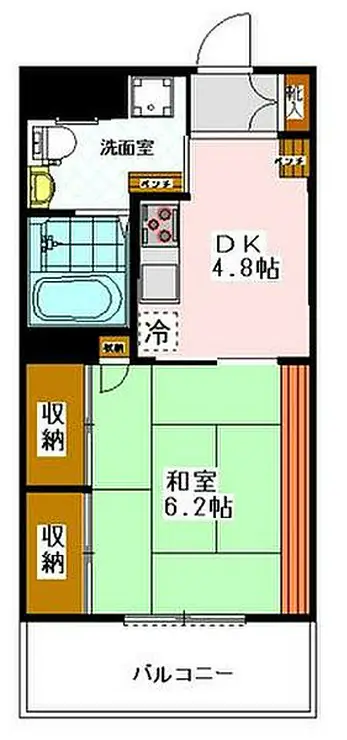 ブルック喜仙館 3階階 間取り