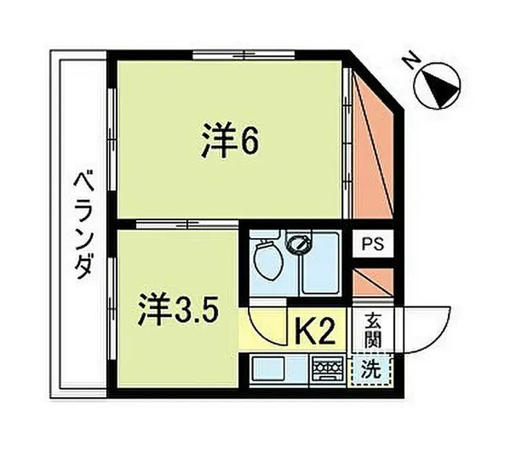 メゾンメモワール 4階階 間取り