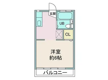 VILLAGE HIRO(ワンルーム/2階)の間取り写真