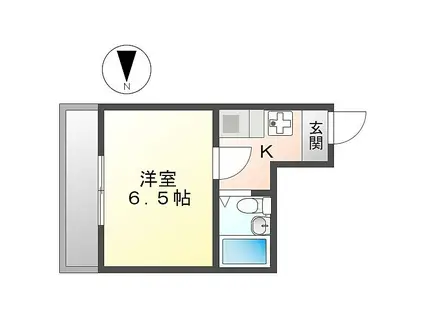 ハイムセイカ(1K/3階)の間取り写真