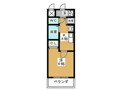 プレサンス新栄リミックス(1K/11階)の間取り写真