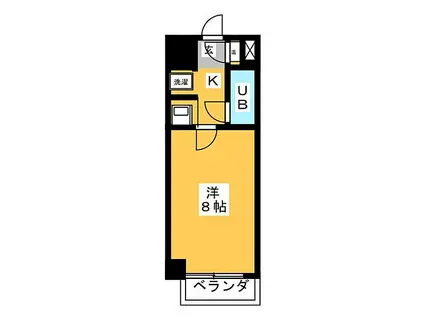 ALA大須ビル(1K/4階)の間取り写真