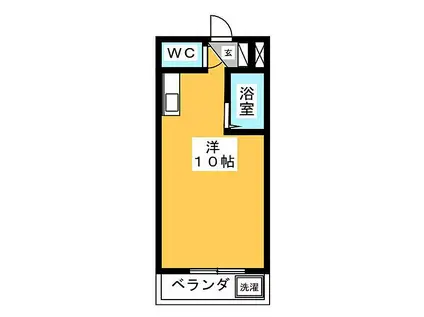SAKAE NOVA(ワンルーム/2階)の間取り写真