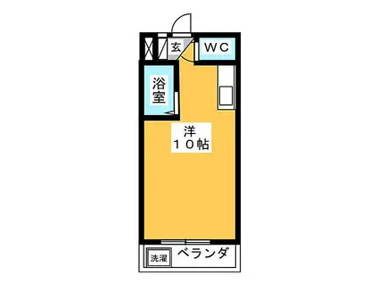 SAKAE NOVA(ワンルーム/1階)の間取り写真