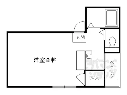 ヴィラISHIKAWA(1K/2階)の間取り写真
