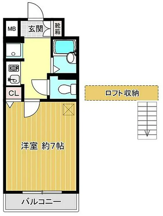 柾木マンションウエスト 2階階 間取り