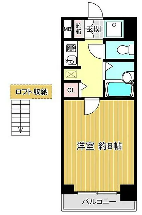 柾木マンションウエスト 3階階 間取り