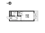 京都市営烏丸線 国際会館駅 徒歩5分 2階建 築42年