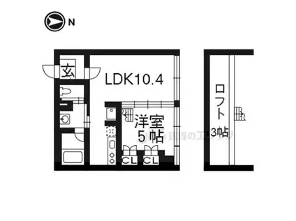 M&MS APARTMENT(1LDK/3階)の間取り写真