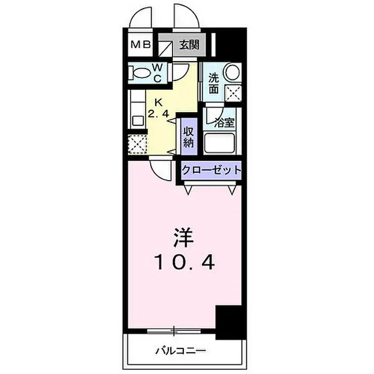 ベルナティオ 6階階 間取り