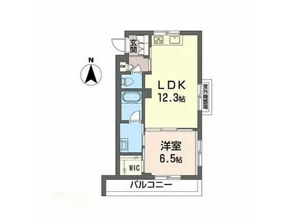 アトリエール番町(1LDK/3階)の間取り写真