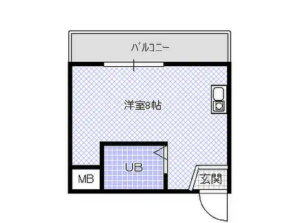 サンシャイン香里園II(ワンルーム/4階)の間取り写真