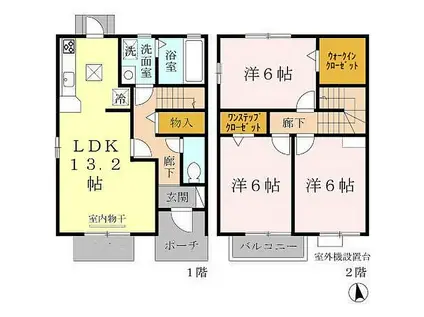 JR東海道・山陽本線 垂水駅 徒歩10分 2階建 築16年(3LDK)の間取り写真