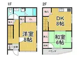 阪神本線 香櫨園駅 徒歩7分 2階建 築27年