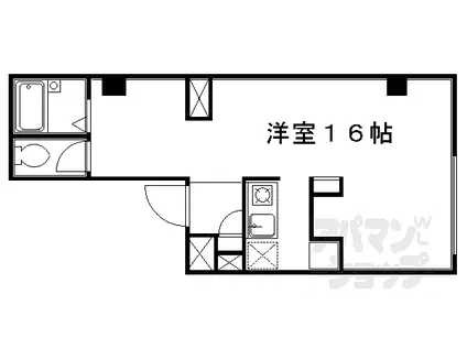 T HOUSE(ワンルーム/2階)の間取り写真