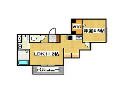 阪急神戸本線 王子公園駅 徒歩12分 3階建 築1年(1LDK/3階)の間取り写真