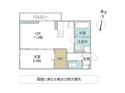 D-ROOM二の宮4丁目(1LDK/2階)の間取り写真