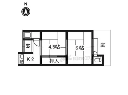 上田住宅(1DK)の間取り写真
