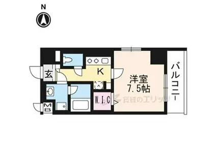 AZURE京口(1K/5階)の間取り写真