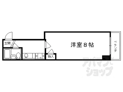 近畿シティハウス(1K/3階)の間取り写真