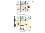 名鉄名古屋本線 岡崎公園前駅 徒歩15分 2階建 築22年