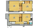 JR片町線(学研都市線) 野崎駅(大阪) 徒歩36分 2階建 築44年