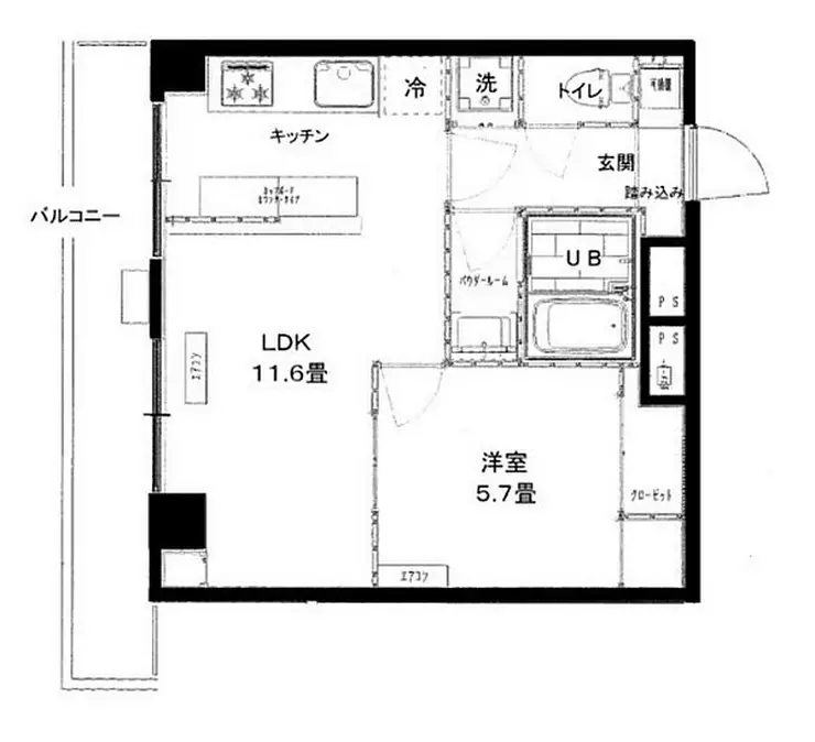 ドルフ中馬込 1階階 間取り