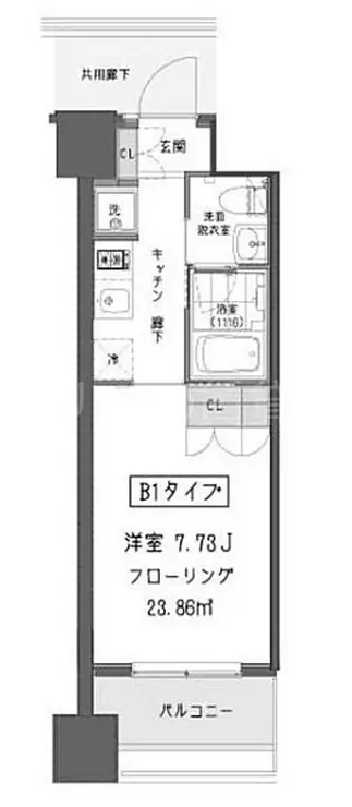 ガーデン蒲田 5階階 間取り