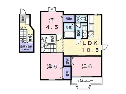 RENAI FUKIAGEI(3LDK/2階)の間取り写真