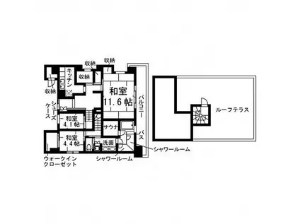 S-FORT二条城前(2LDK/14階)の間取り写真