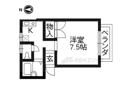 SNOOPY HOUSE NISHIWAKI(1K/1階)の間取り写真