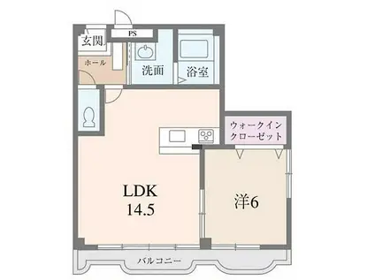アートハイツ南今宿(1LDK/2階)の間取り写真