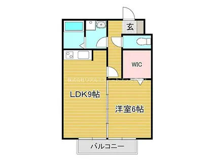瀬田メディエートプラザ(1LDK/1階)の間取り写真