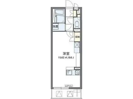 レオネクスト南茨木(ワンルーム/3階)の間取り写真