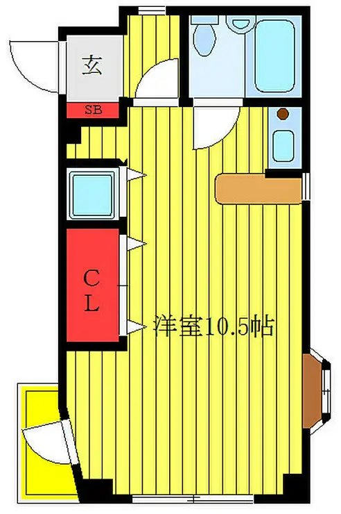 サンフラット柴田 2階階 間取り