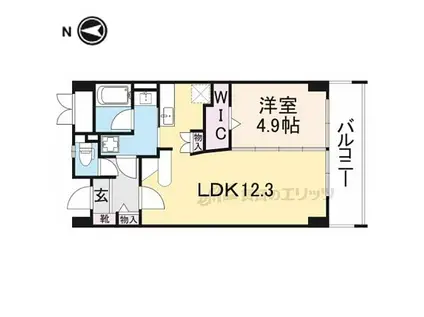 フェニックス明日香(1LDK/3階)の間取り写真