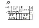 京阪交野線 宮之阪駅 徒歩18分 3階建 築19年