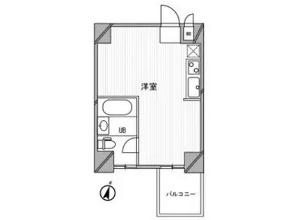 イーストヴィレッジ三宮(ワンルーム/5階)の間取り写真