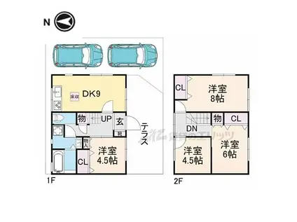 サニーハウス神宮前(4LDK)の間取り写真