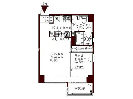 コリドール丸の内(1LDK/5階)の間取り写真