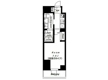 ANIMO KUDAN(1K/9階)の間取り写真