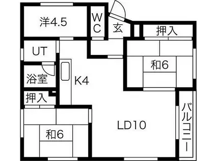 MIKIHOUSE2(3LDK/3階)の間取り写真