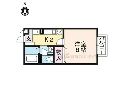 ネオコーポ・アイ(1K/2階)の間取り写真